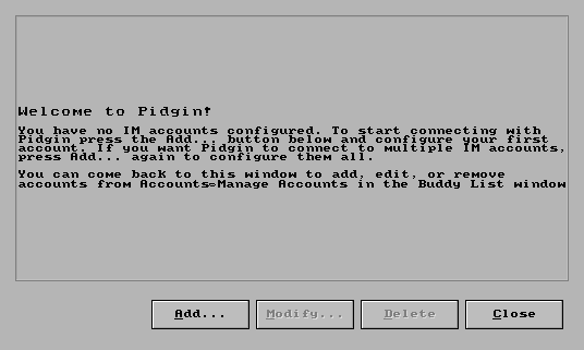 Welcome to Pidgin!